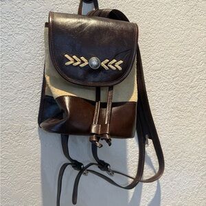 Stylish Brown and Tan Mini Bag
